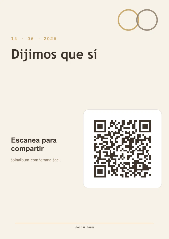 Plantilla de cartel QR Alianzas