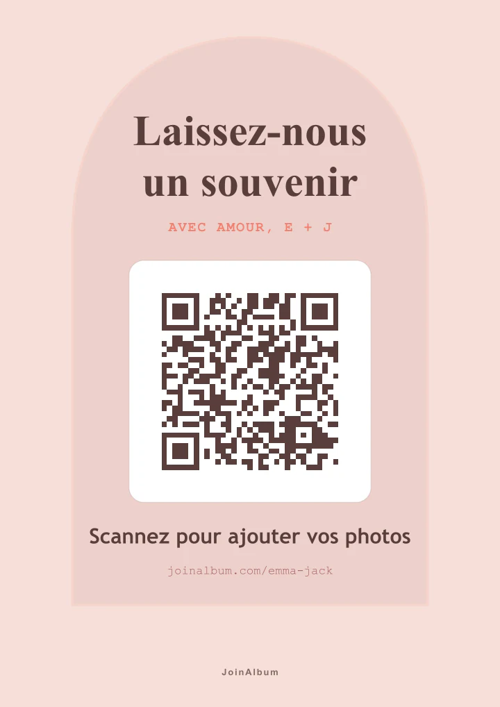 Modèle d’affiche QR Arche