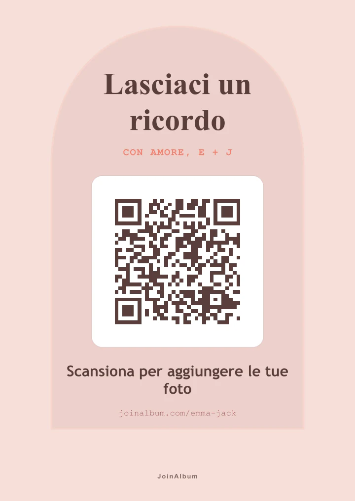 Modello di poster QR Arco